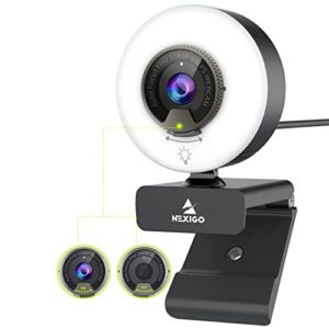 NexiGo N960E 1080P 60FPS Webcam with Light