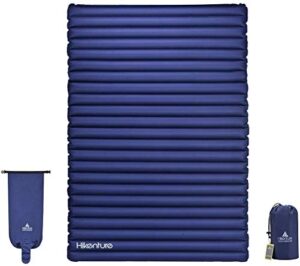 HIKENTURE Inflatable Double Camping Mat with Foot Pump