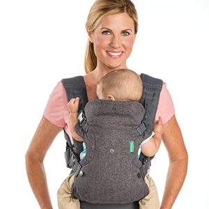 Infantino Flip Advanced 4-in-1 Grey Carrier - Ergonomic