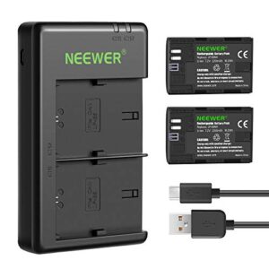 Neewer Replacement LP-E6NH Battery Rechargeable Battery Charger Set Compatible with Canon EOS R7