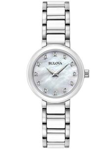 Bulova Women's Analogue Quartz Watch with Stainless Steel Strap 98P158