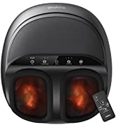 RENPHO Foot Massager Machine with Heat, Shiatsu Massager Deep Kneading Therapy, Air Compression, ...