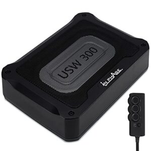 In Phase Car Audio USW300 300W Underseat Ultra Slim Compact Active Subwoofer System