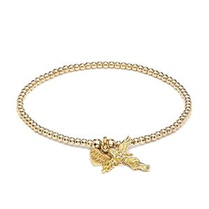 Annie Haak Santeenie Gold Charm Bracelet - My Guardian Angel