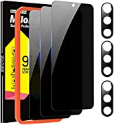 Milomdoi [3+3 Pack] for Samsung Galaxy S23 Privacy Screen Protector Tempered Glass Accessories 3 ...