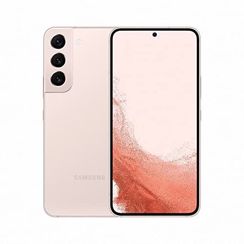 Samsung Galaxy S22 5G Mobile Phone 256GB SIM Free Android Smartphone Pink Gold 3 Year Warranty (UK Version)
