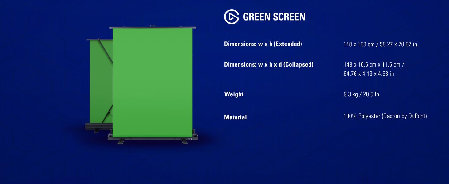 polyester; wide; long; size; retracted; dacron; lightweight