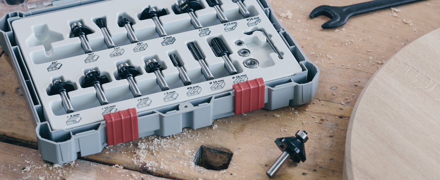 bosch, router bit, set
