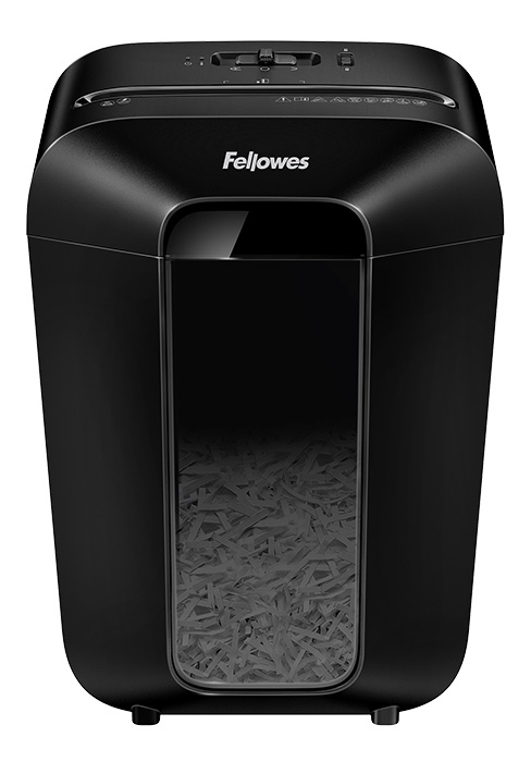 LX70 cross-cut shredder on a white background