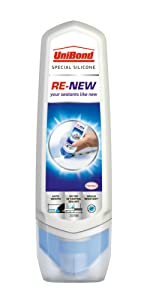 unibond re-new renew sealant seal sealing easy apply on old silicone joints bathroom shower bath tub