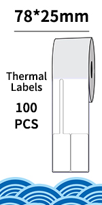 78*25mm Labels