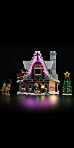 LocoLee Led Light Set for Lego Elf Club House