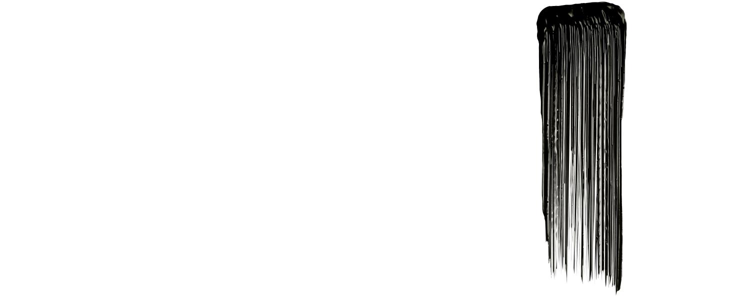 Washable black mascara