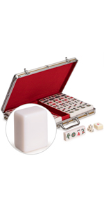  Professional Chinese Mahjong Set with Aluminum Case 