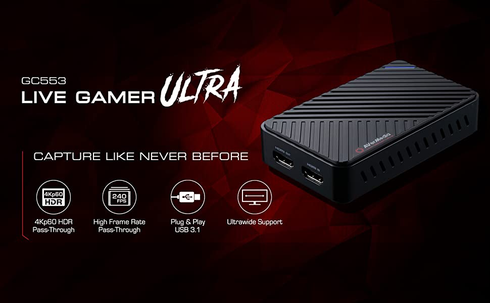 avermedia 4k capture card for gamer looking to stream or record your action-packed gameplays in 4K