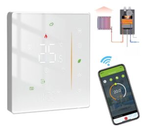 MOES WiFi Smart Thermostat Programmable Temperature Controller for Water/Gas Boiler Heating