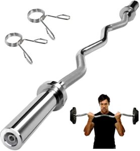 jxgzyy Olympic EZ Curl Bar