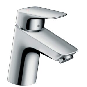 hansgrohe Logis basin mixer tap 70 with push open waste