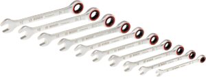 Bosch Professional 10-Piece Ratchet Spanner Set (Sizes 8