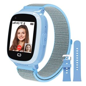 PTHTECHUS 4G Smart Watch for Kids with SIM Card