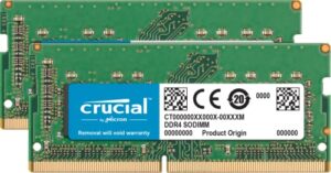 Crucial RAM 16GB Kit (2x8GB) DDR4 2400MHz CL17 Laptop Memory CT2K8G4SFS824A