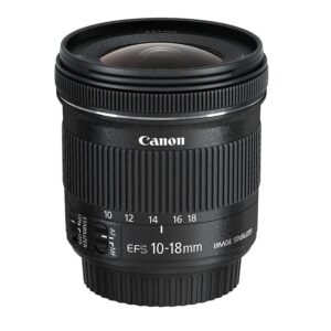 Canon EF-S10-18 mm f/4.5-5.6 IS STM Lens - Black 9519B005AA