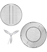 GFTIME cast iron grate in grate with sear grill grate for Weber 57 cm charcoal grills, gourme...