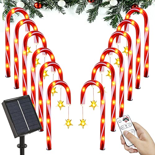 Solar Candy Cane Lights
