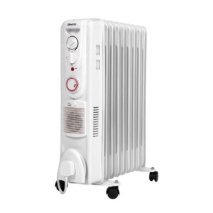 Devola 2500W Oil Filled Radiator with an Adjustable Heating Dial