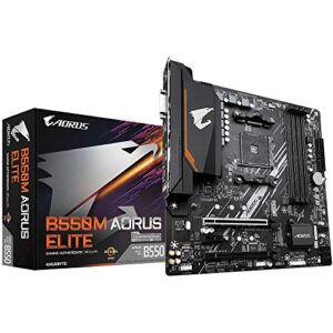 GIGABYTE B550M AORUS ELITE mATX Motherboard for AMD AM4 CPUs
