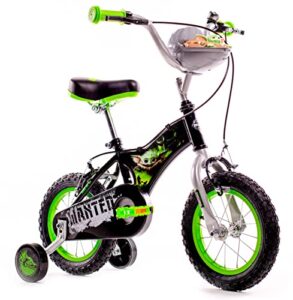 Huffy Star Wars Grogu 12 Inch Kids Bike Mandalorian The Child Baby Yoda For Kids 3-5 Years Old