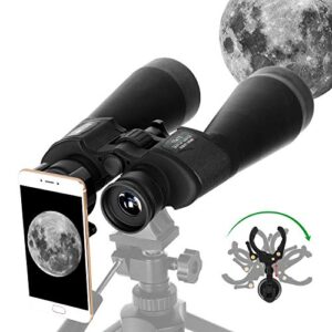 ESSLNB Astronomy Binoculars 15X70mm Binoculars for Adults with Phone Adapter Tripod Adapter and Case FMC Prism for Terrestrial Viewing Hunting