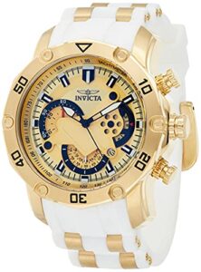 Invicta Men's Pro Diver Stainless Steel Quartz Watch with Silicone Strap