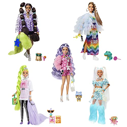 Barbie Extra 5-Doll Pack with Exclusive Barbie Extra Doll