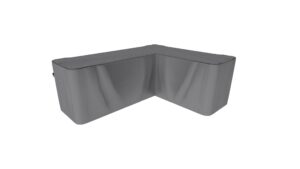SORARA® Protective Cover for Corner Sofa | Grey | 210 x 270 x 85 x 90 cm | water repellent.