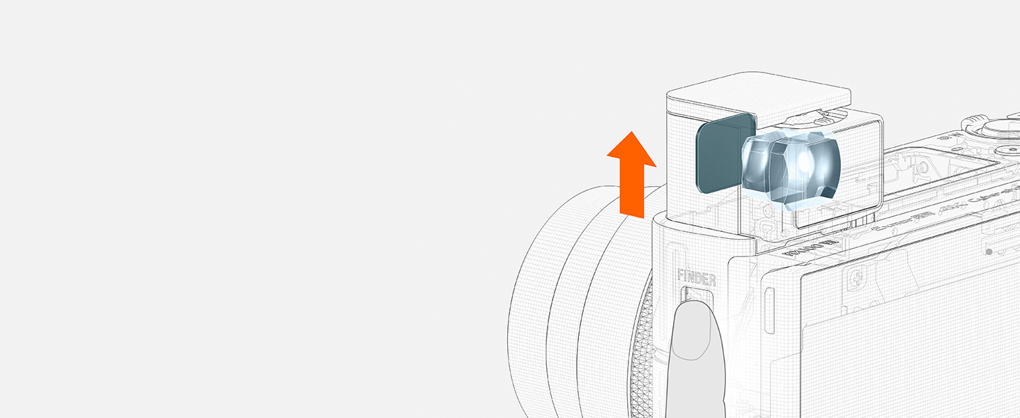 One-push Access electronic viewfinder