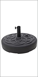 freestanding hold holder round shade square yard