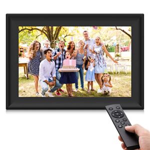 Newest Digital Photo Frame 10 inch IPS 1280x800 Full IPS Display with Photo/Music/Video Player/Calendar/Alarm