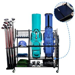 KOFULL Golf Organiser - Golf Bag Storage/Golf Rack