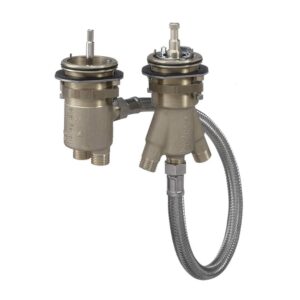 hansgrohe concealed part for 2-hole rim-mounted thermostatic bath mixer