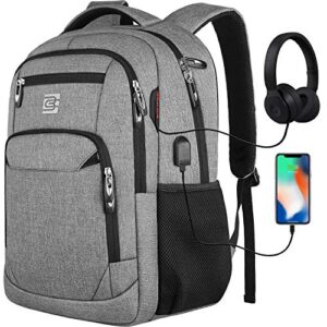 Laptop Backpack with USB Charging&Headphone Port