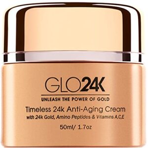 GLO24K 24k Gold Anti-Aging Cream with Vitamins