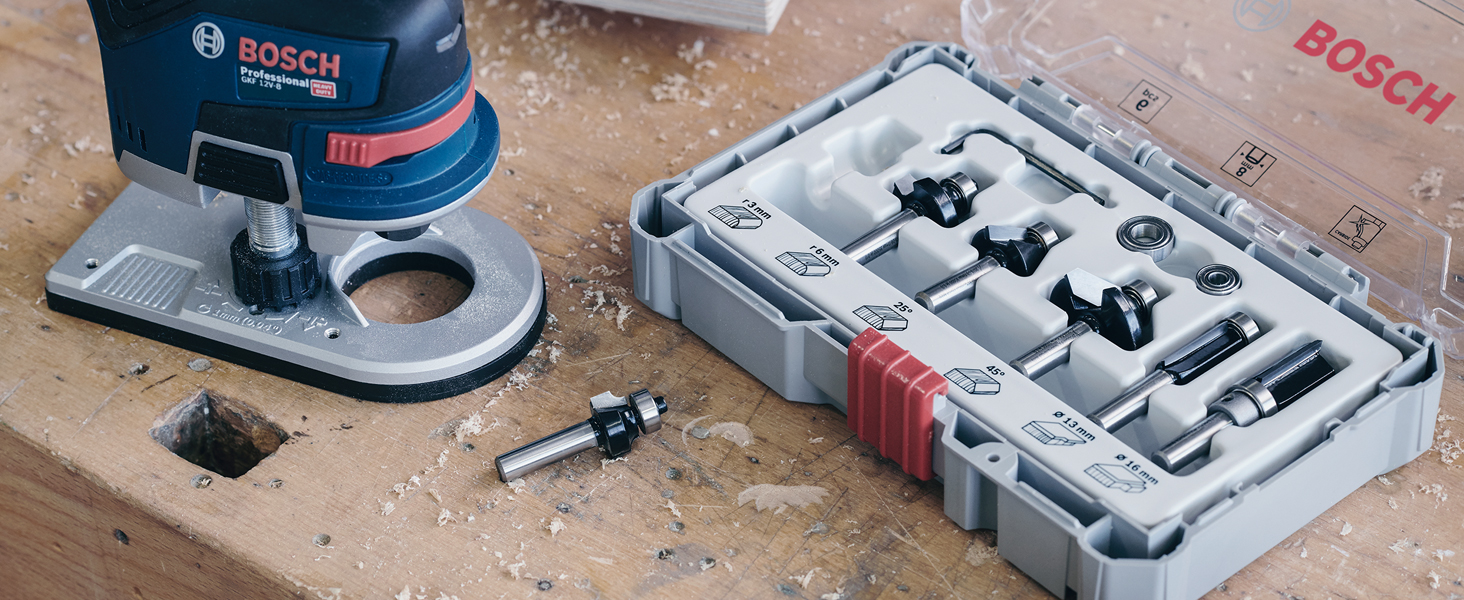 bosch, router bit, set