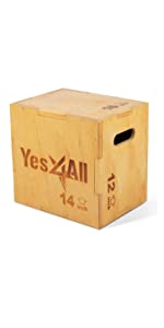 Wooden plyo box