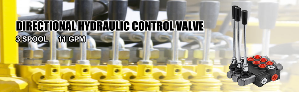 3 spool hydraulic control valve