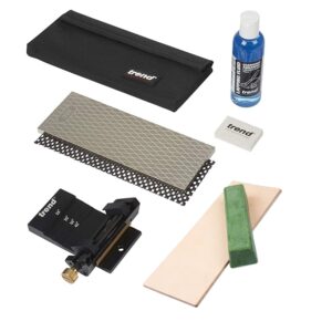 Trend DWS/KIT/B Diamond Whetstone Honing and Polishing Kit for Sharpening Router Bits and Chisels
