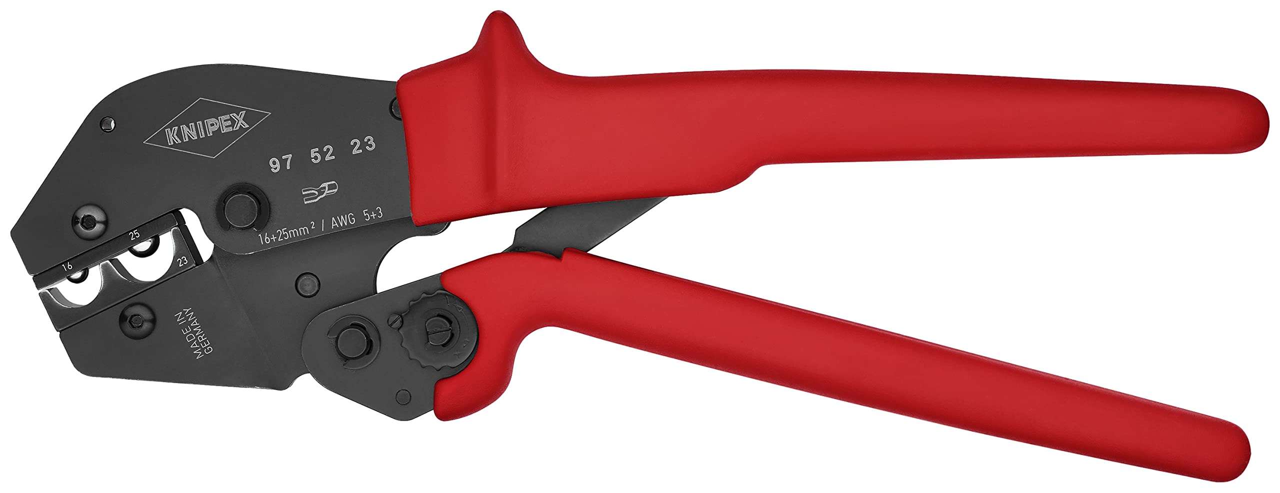Knipex Crimping Pliers for two-hand operation burnished