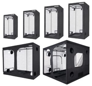 TRAFIKA Indoor Grow Tent 95x47x79” (240x120x200cm) / GROW TENT/GROW BOX/Indoor Grow Tent/Hydroponic Grow Tent/Mylar premium 97% Reflectance