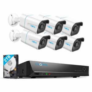 Reolink 4K PoE CCTV Security Camera Systems with Person/Vehicle Detection