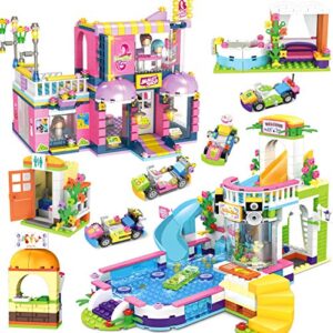 WishaLife Friends Hair Salon Building Blocks Toy